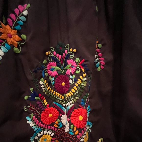 Hand Embroidered Mexican Dress - Picture 4 of 5